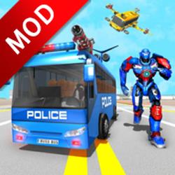 Police Bus Robot 2020(机器人警察巴士技能无冷却版)