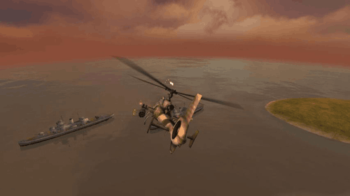 3d直升机炮艇战无限金币版 v1.7.1